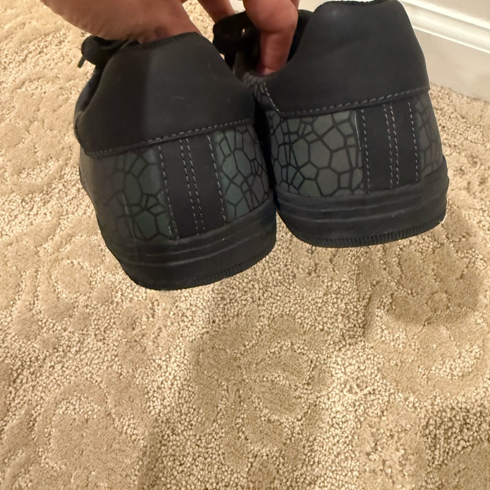Zara Man Black and Green Patterned Sneakers Size 42 - Picture 4 of 6